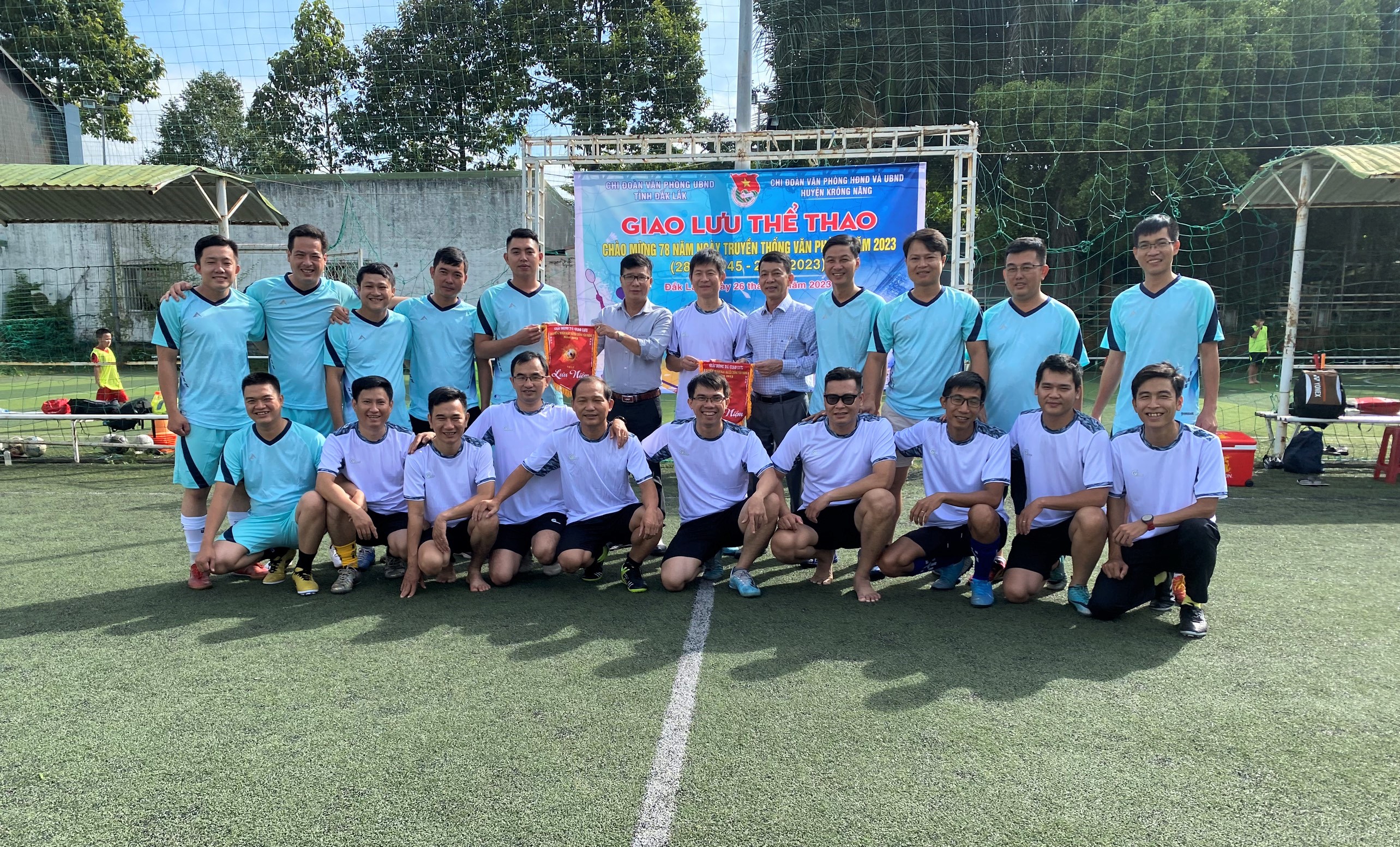 Giao lưu thể thao chào mừng 78 năm Ngày truyền thống Văn phòng